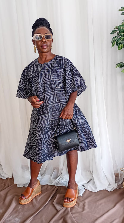 Robe Évasée En Coton Doux - Robe Akamba 3 - PASKYCOLORS