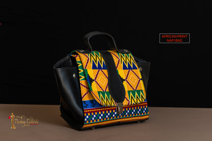 Sac À Main Africain - Sac À Main Afritude Imprimé Kinté - PASKYCOLORS